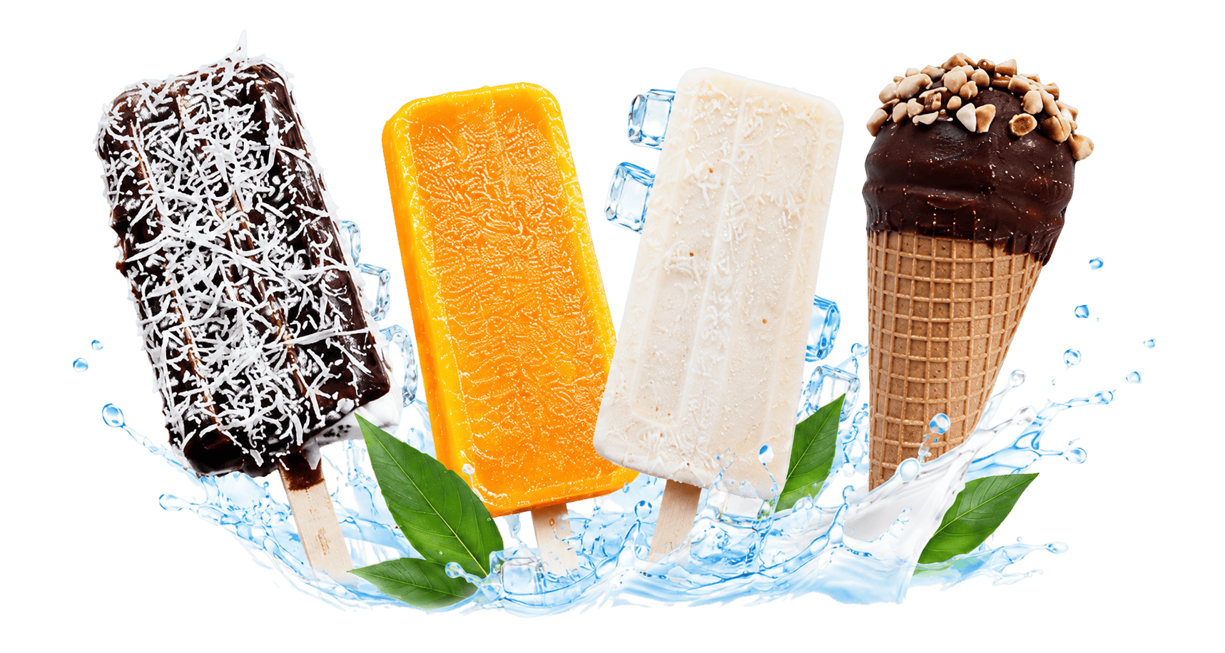 Paletas FrutiFresca con splash de agua