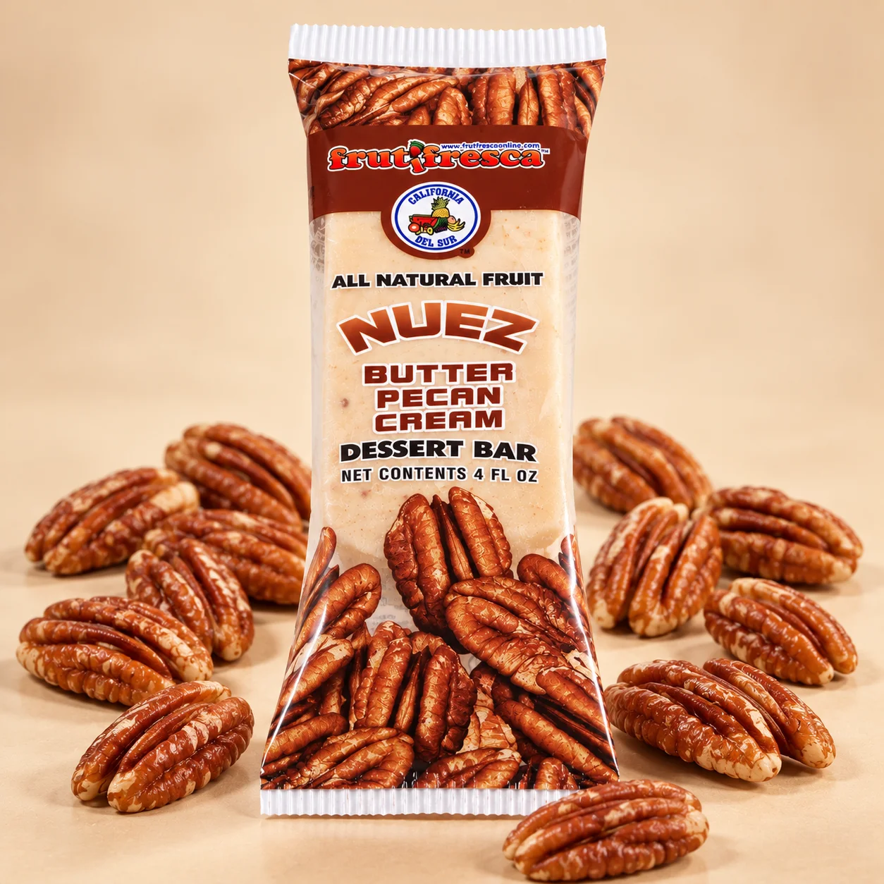 Paleta con Crema Nuez