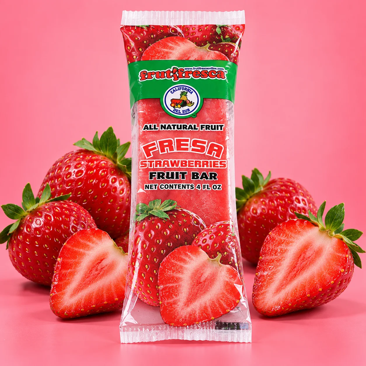 Paleta de Frutas Fresa