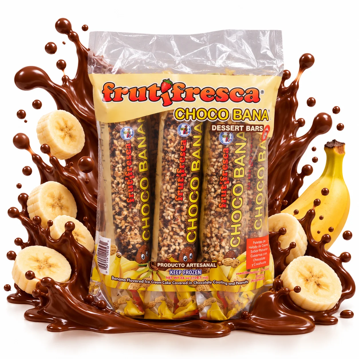 Paquete Familiar de Choco Banano de 6 Piezas