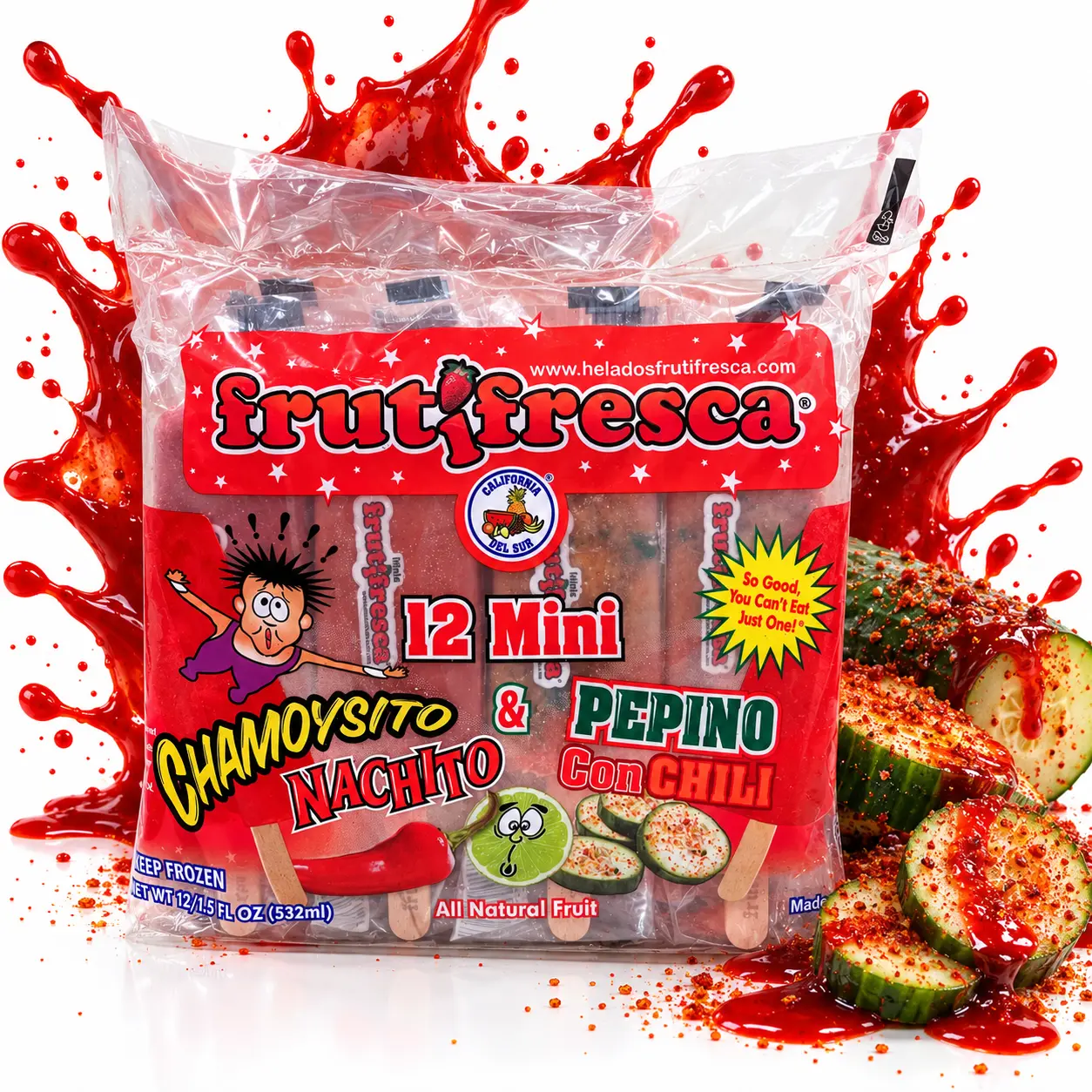 Paquete FrutiFresca Chamoysito y Pepino FrutiFresca